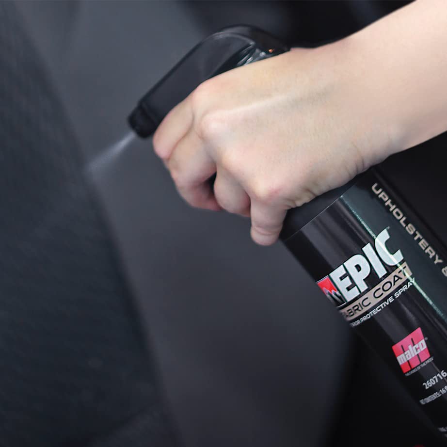 Malco Epic Fabric Coat – Advanced Fabric Protection/Protects Cloth Seats and Carpets/Prevents Interior Staining of Vehicle Surfaces / 16 oz. (260716) - Image 8